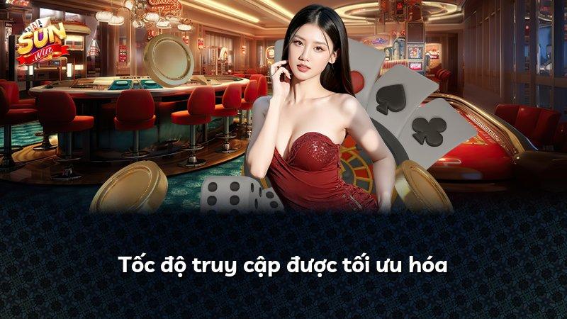 Tốc độ truy cập được tối ưu hóa